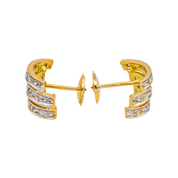 Earrings  Yellow gold diamond