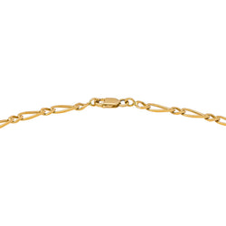Yellow Gold Figaro Chain Necklace