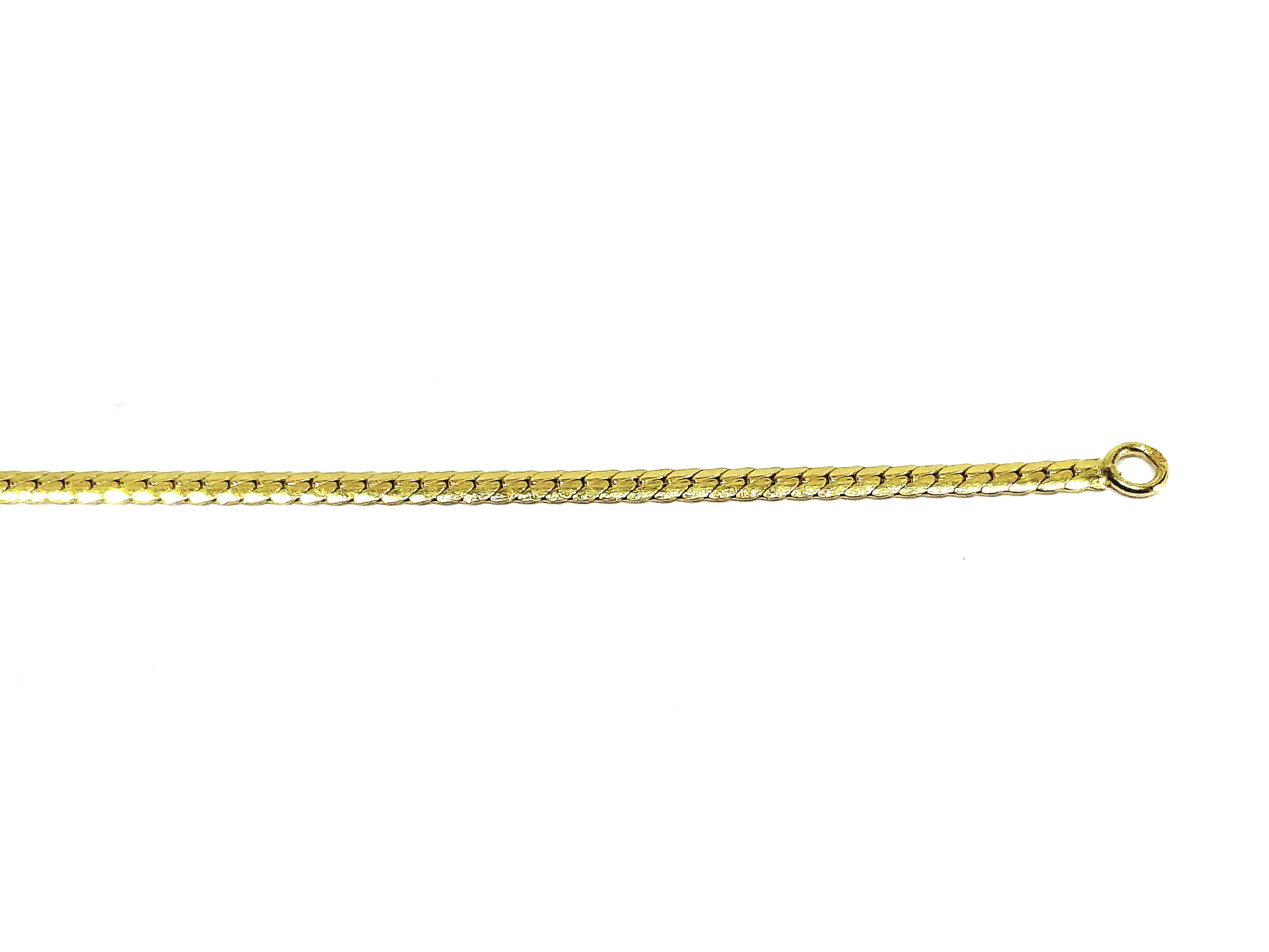 Yellow gold, Emerald, and Diamonds Necklace