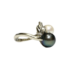 Bague bouquet de perles