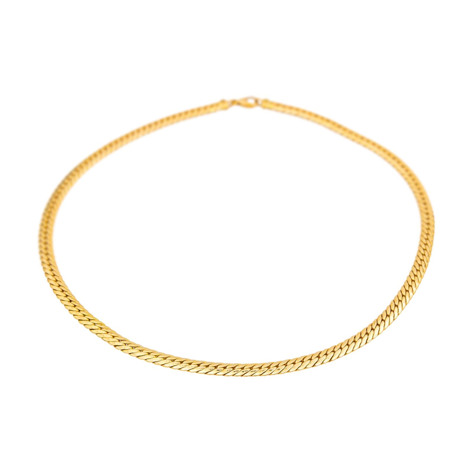 Collier Maille anglaise Or jaune