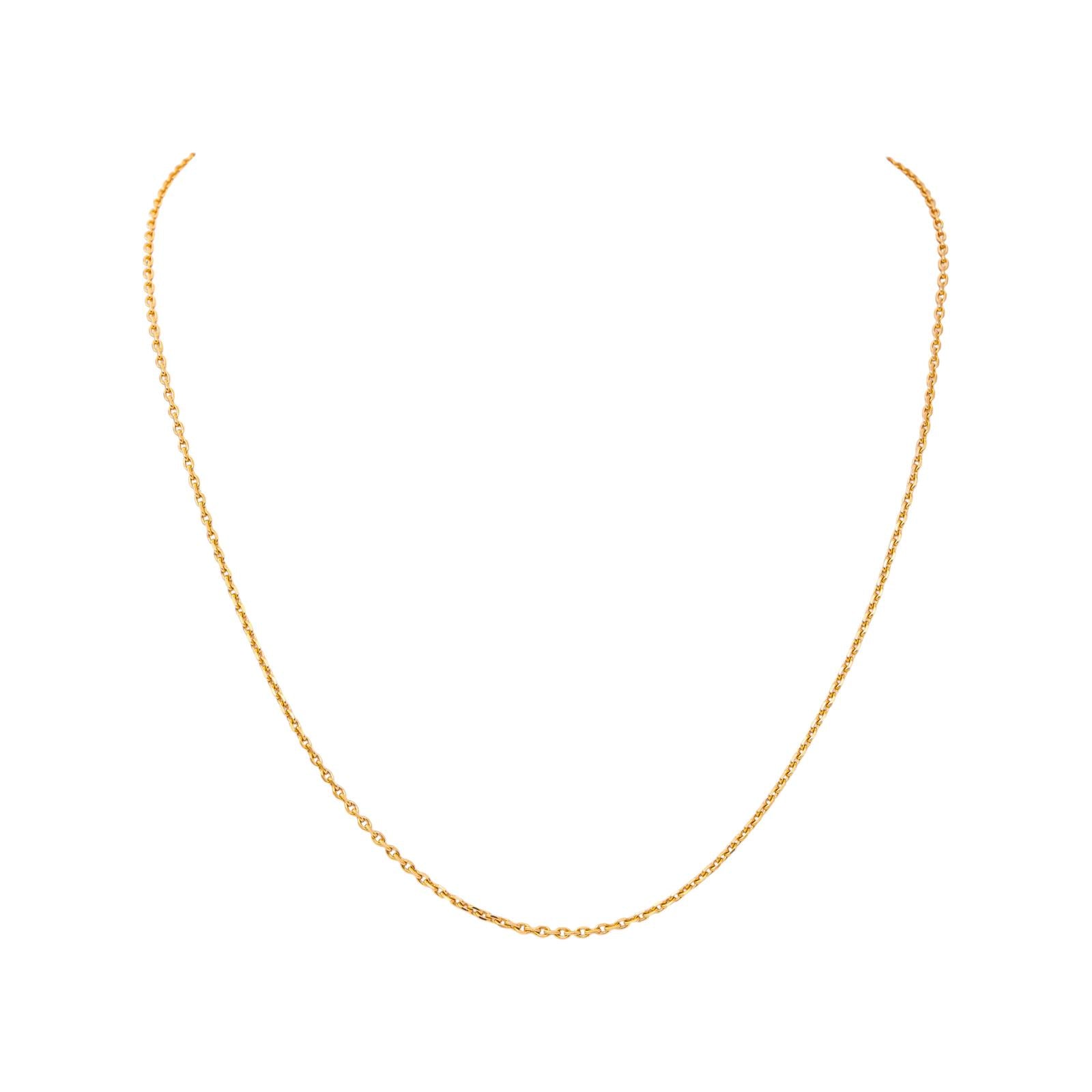 Yellow Gold Forçat Link Necklace