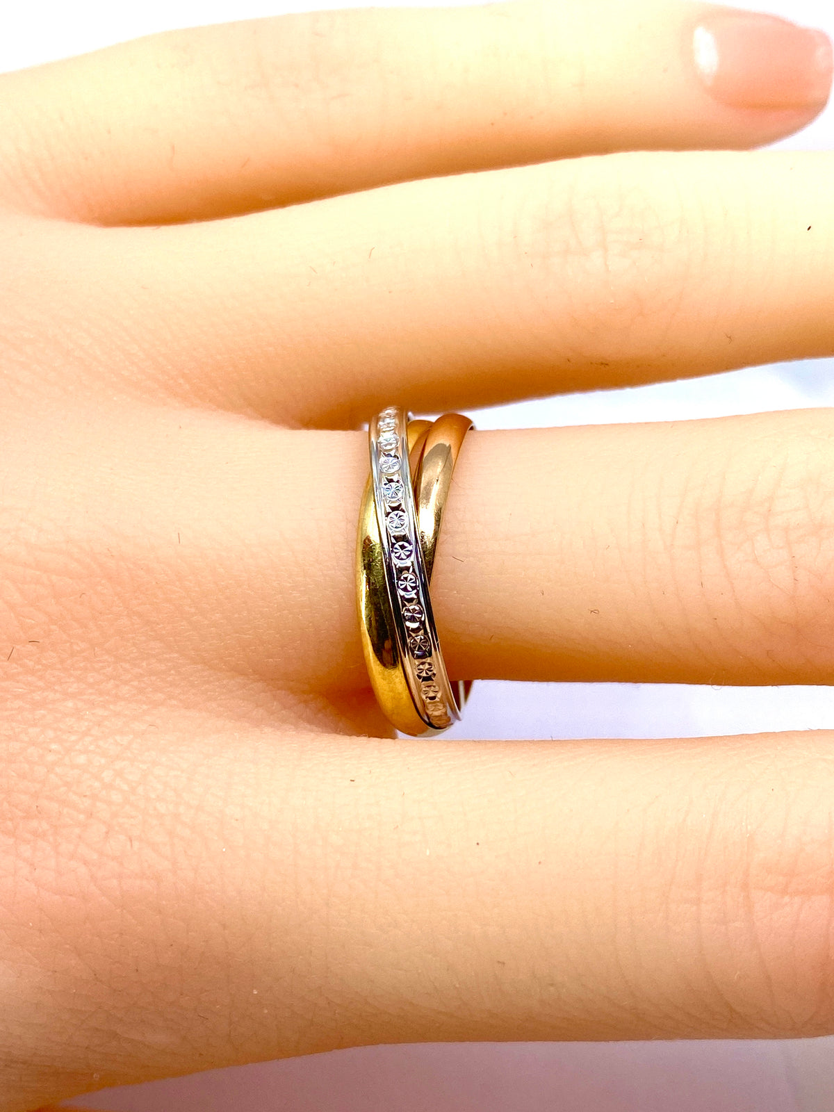 Colored Gold Rings