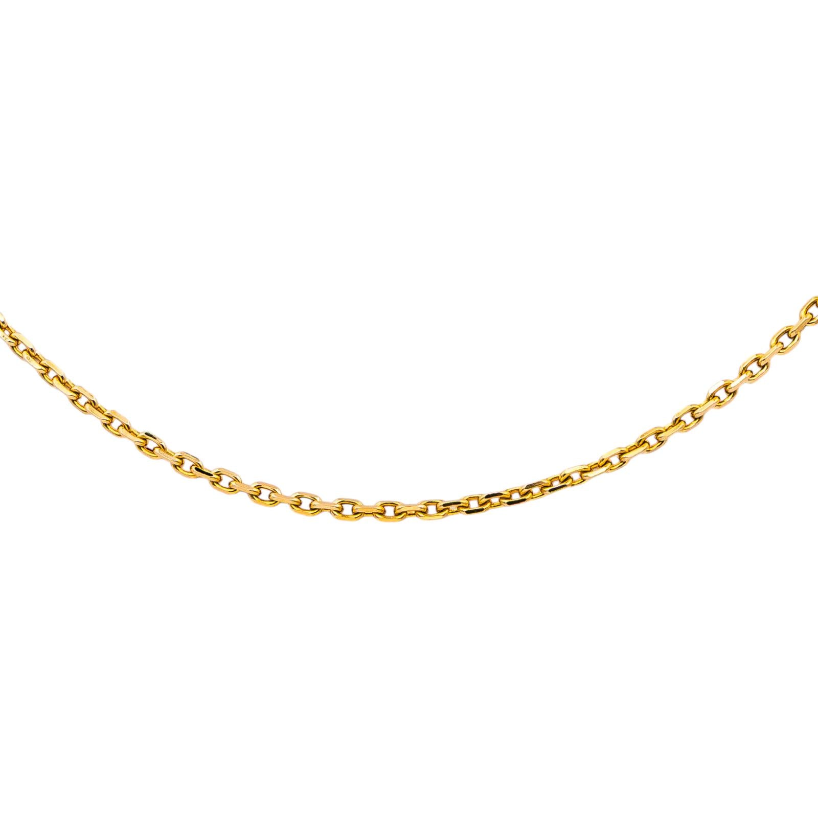 Collier Maille forçat Or jaune