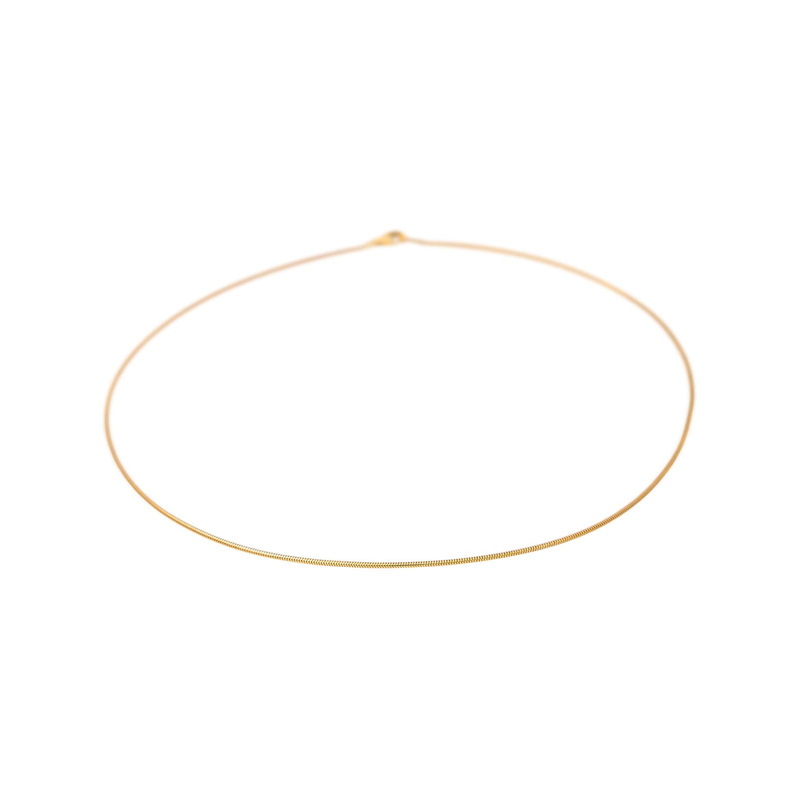 Yellow Gold Chain Necklace
