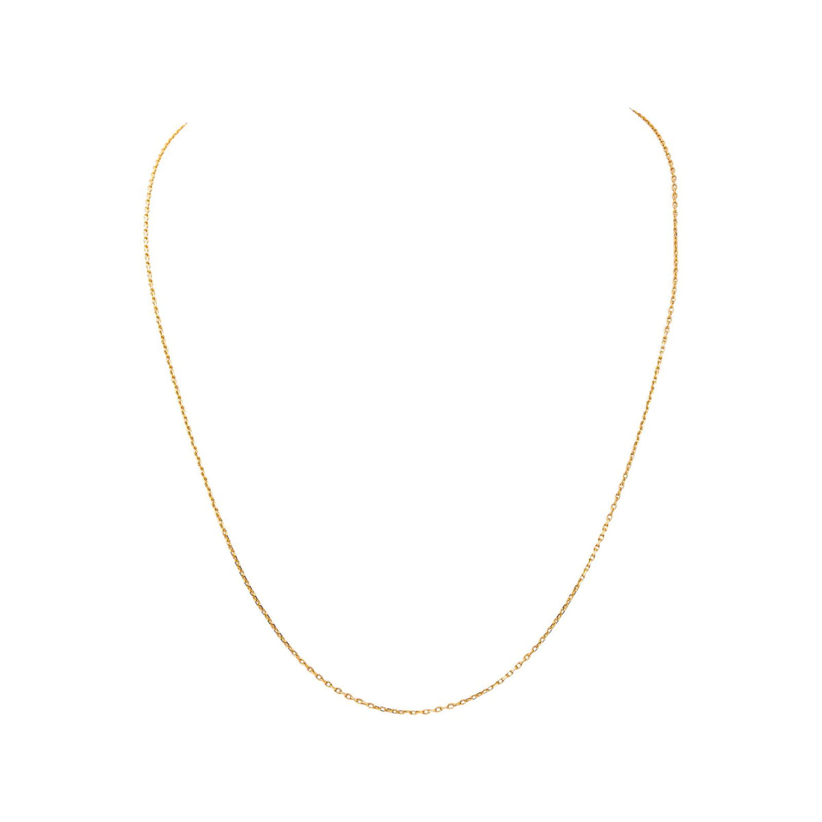 Collier Maille forçat Or jaune