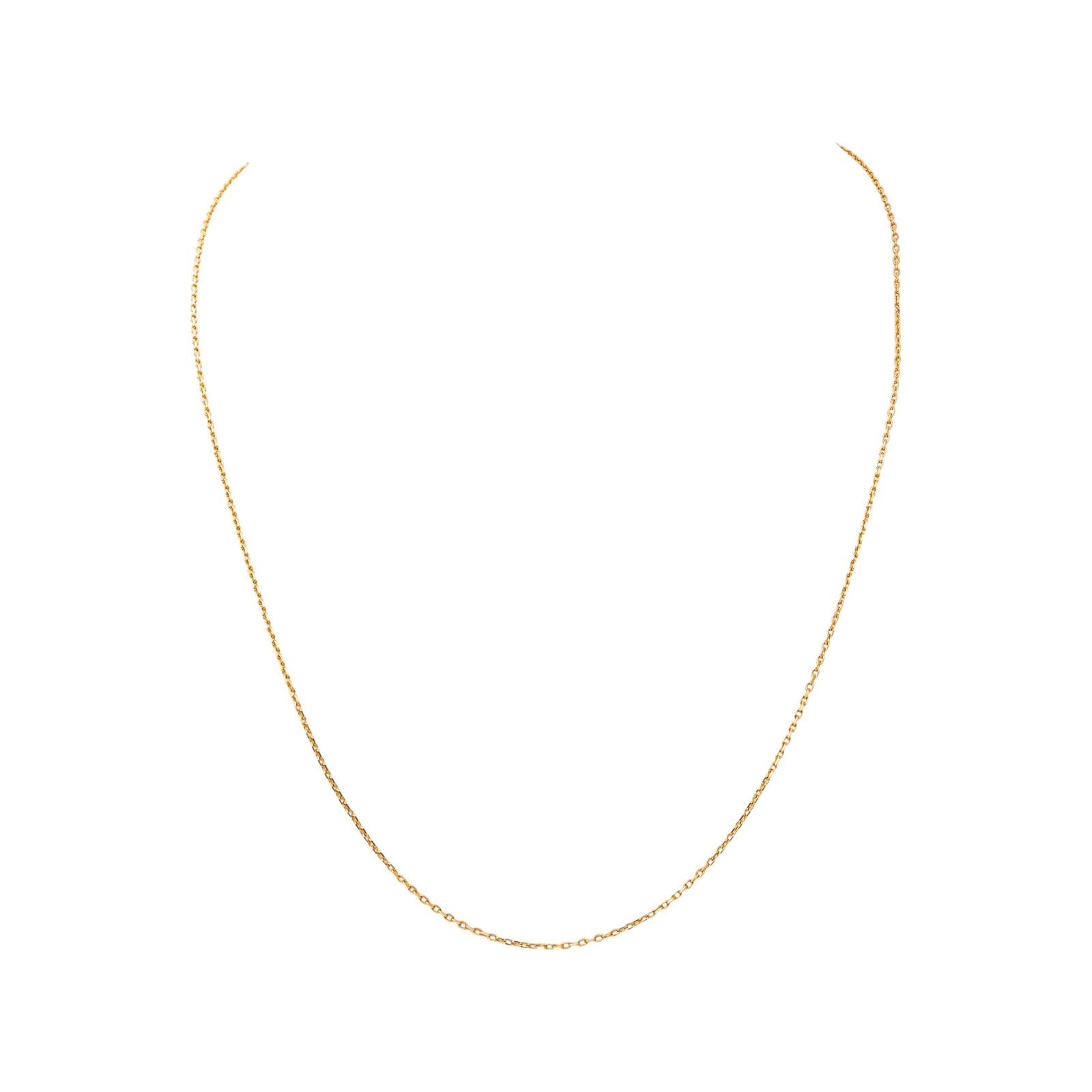 Collier Maille forçat Or jaune
