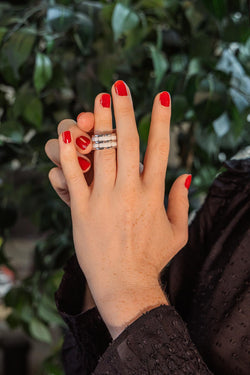 Chanel Bague Ultra Or blanc