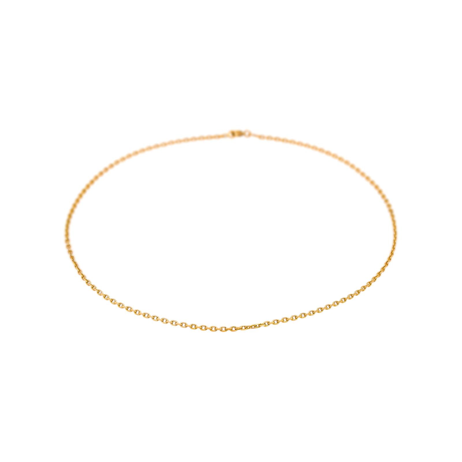 Yellow Gold Forçat Link Necklace