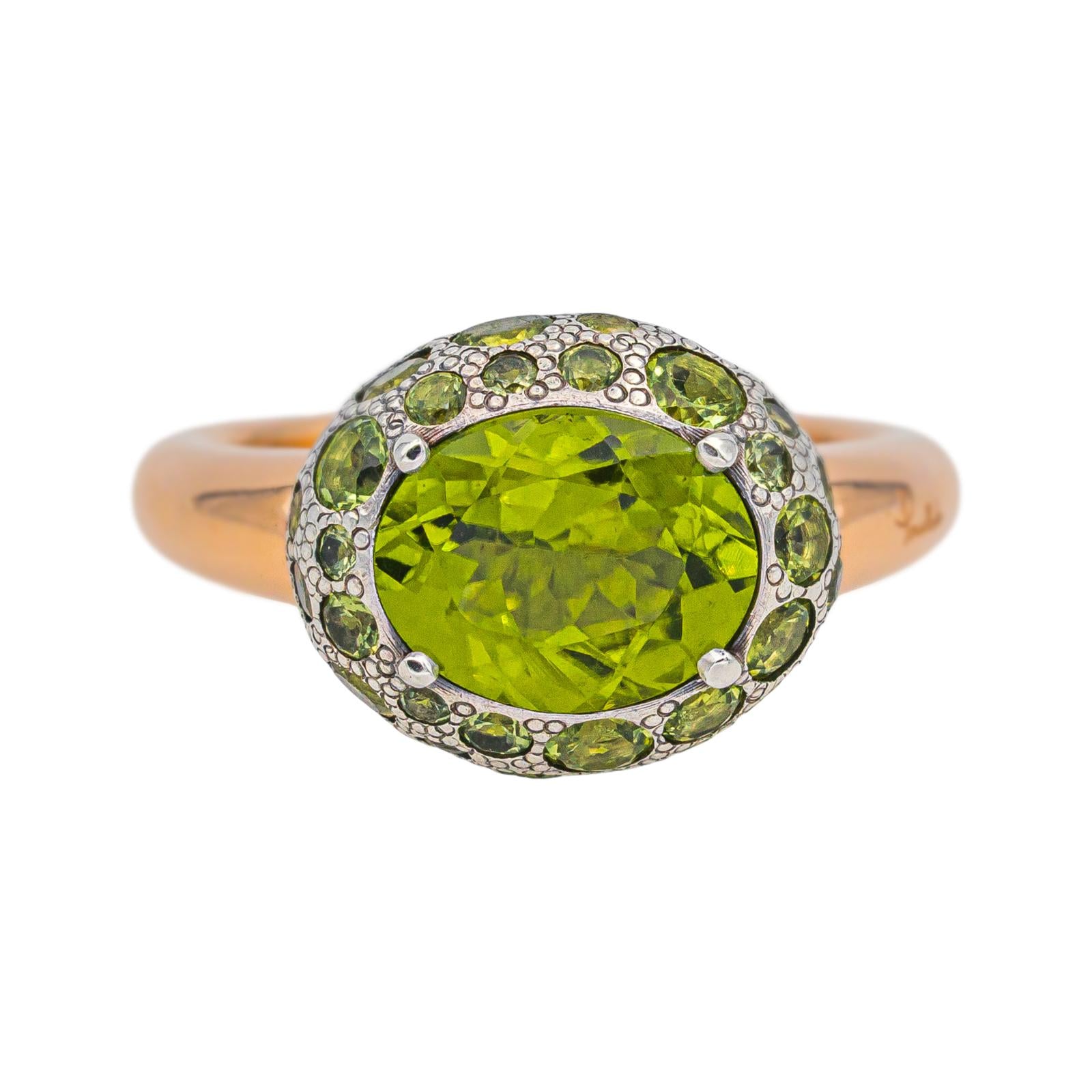 Pomellato Bague Tabou Or rose Peridot