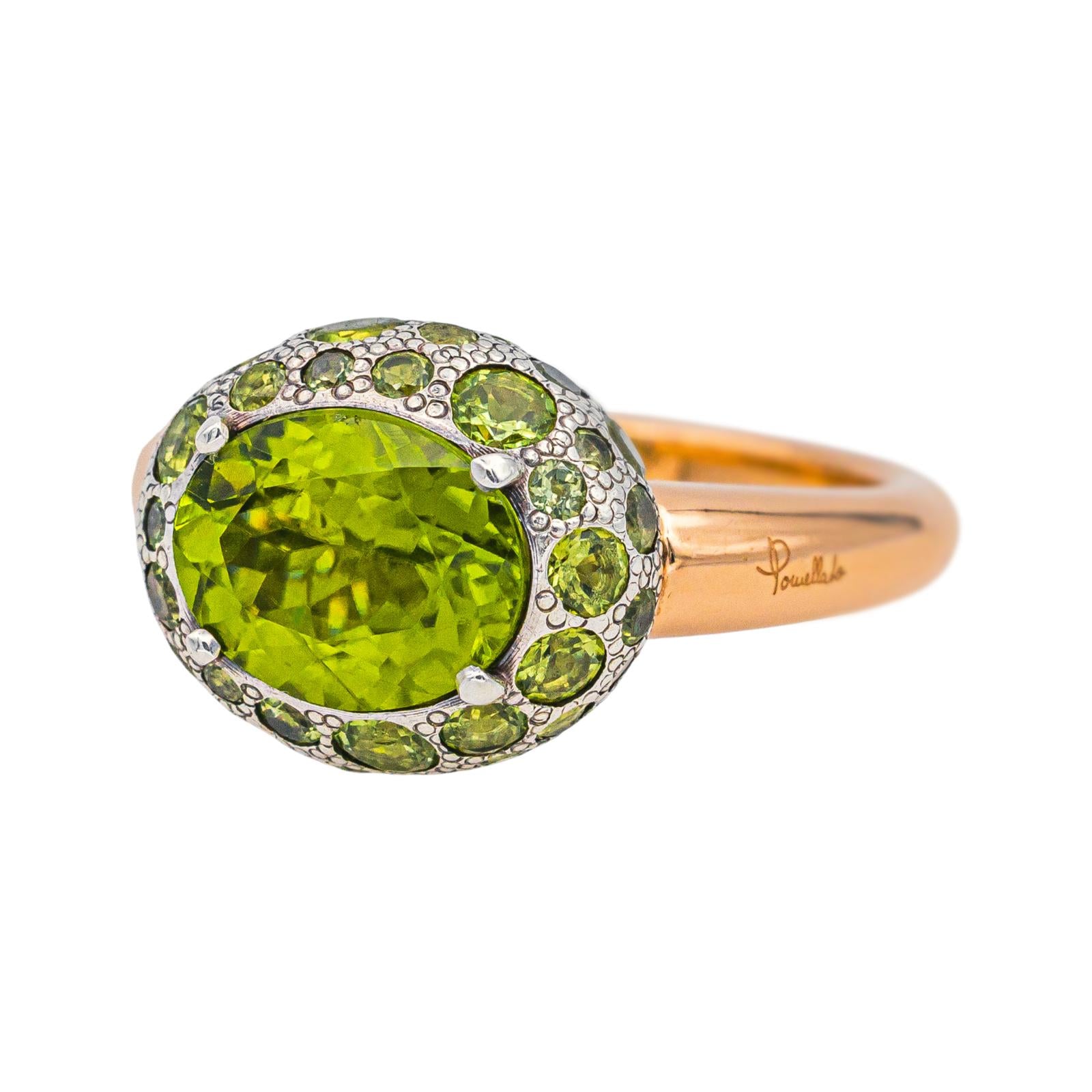 Pomellato Bague Tabou Or rose Peridot