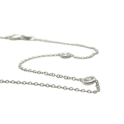 Collier Chaîne en or blanc et diamants
