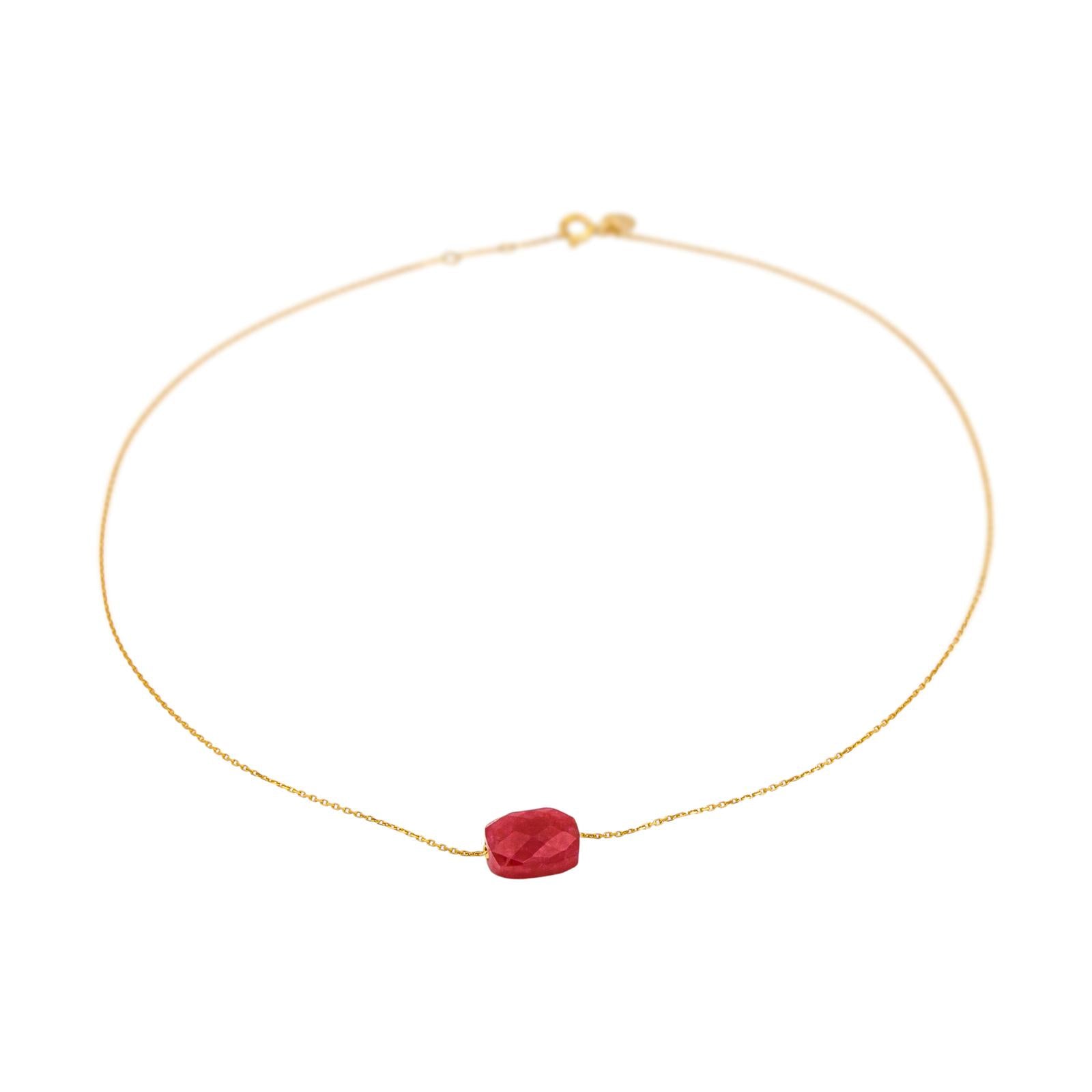 Morganne Bello Collier Friandise Or jaune Quartz