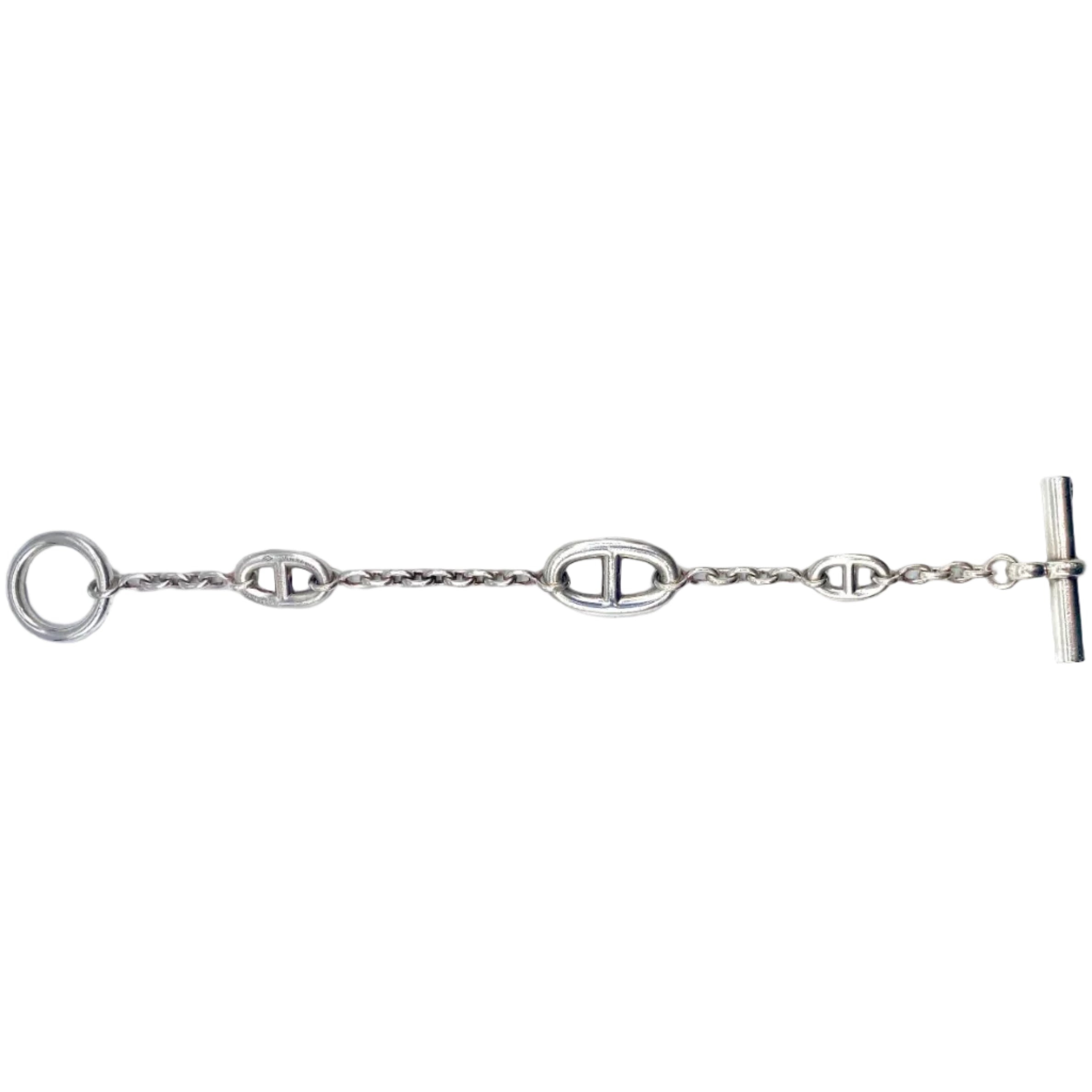 Bracelet Maille HERMÈS Farandole en argent