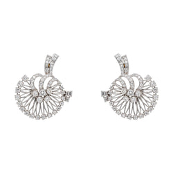 Boucles d'oreilles Or blanc Diamant