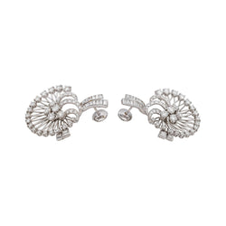 Boucles d'oreilles Or blanc Diamant