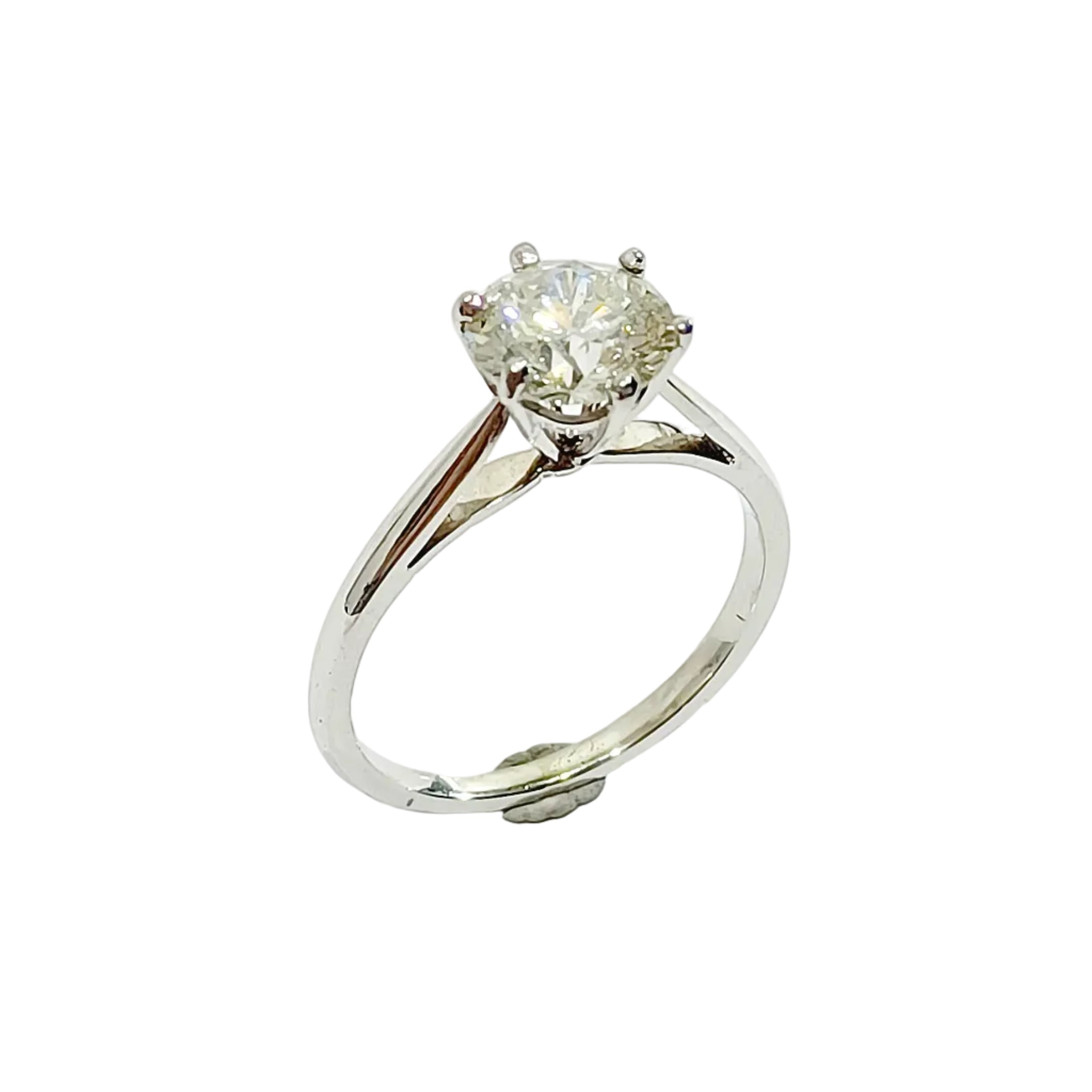 Ring Solitaire MAUBOUSSIN in paltinium and diamond