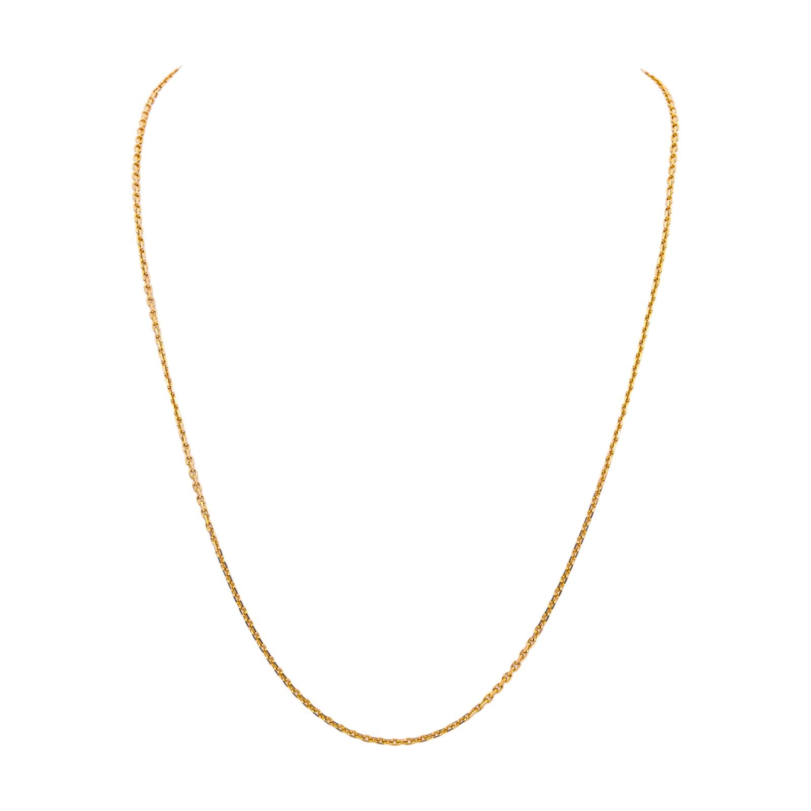 Necklace Maille forçat Rose gold