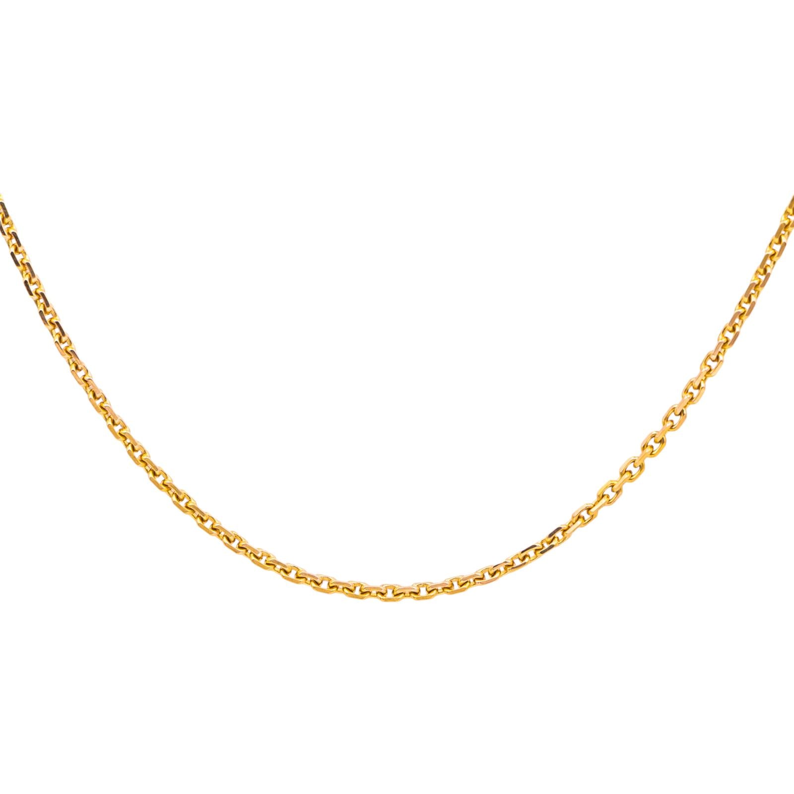 Necklace Maille forçat Rose gold