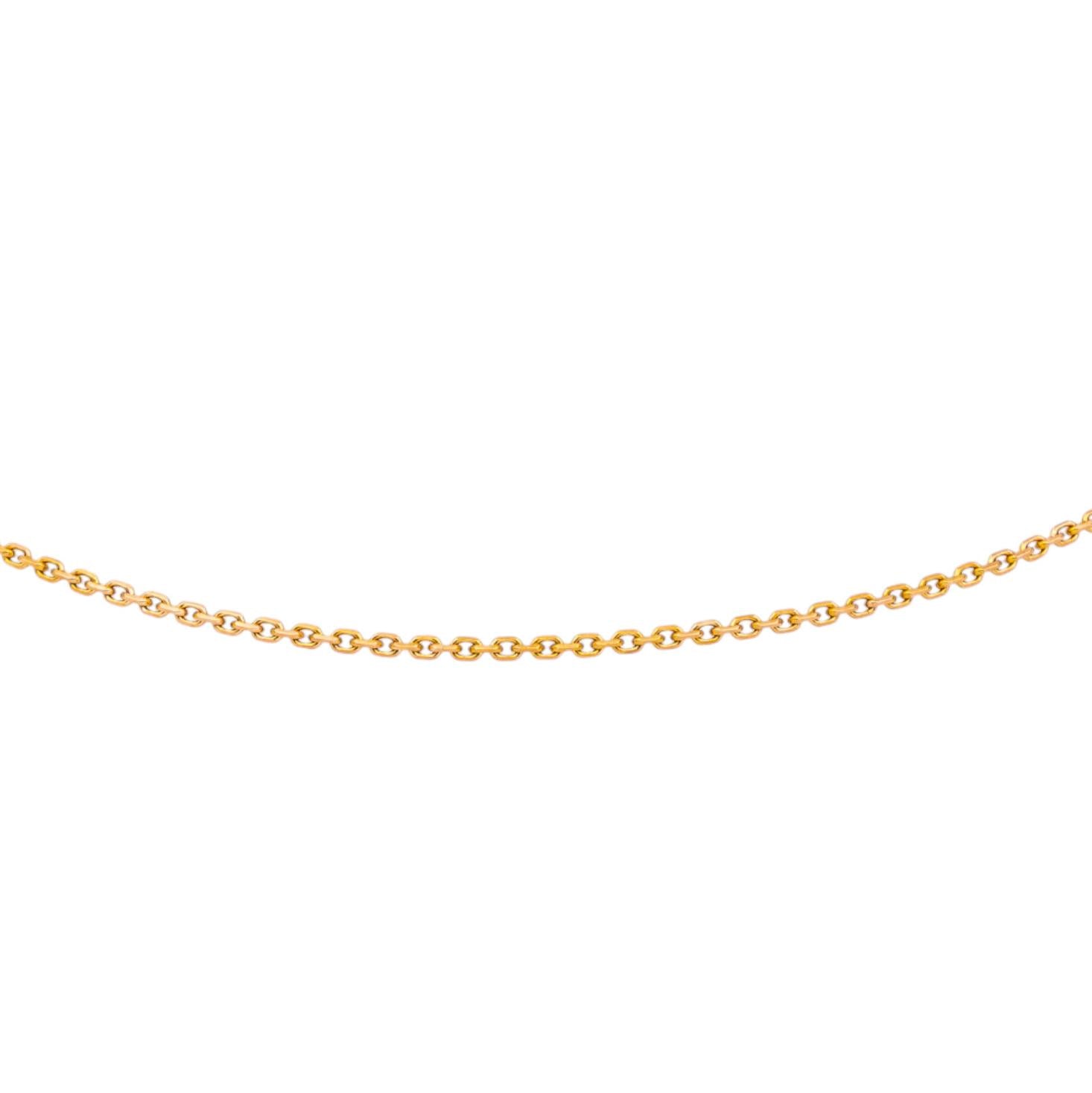 Necklace Maille forçat Rose gold