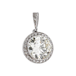 Solitaire Platinum Pendant diamond