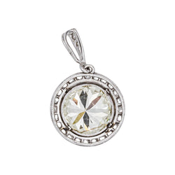 Solitaire Platinum Pendant diamond