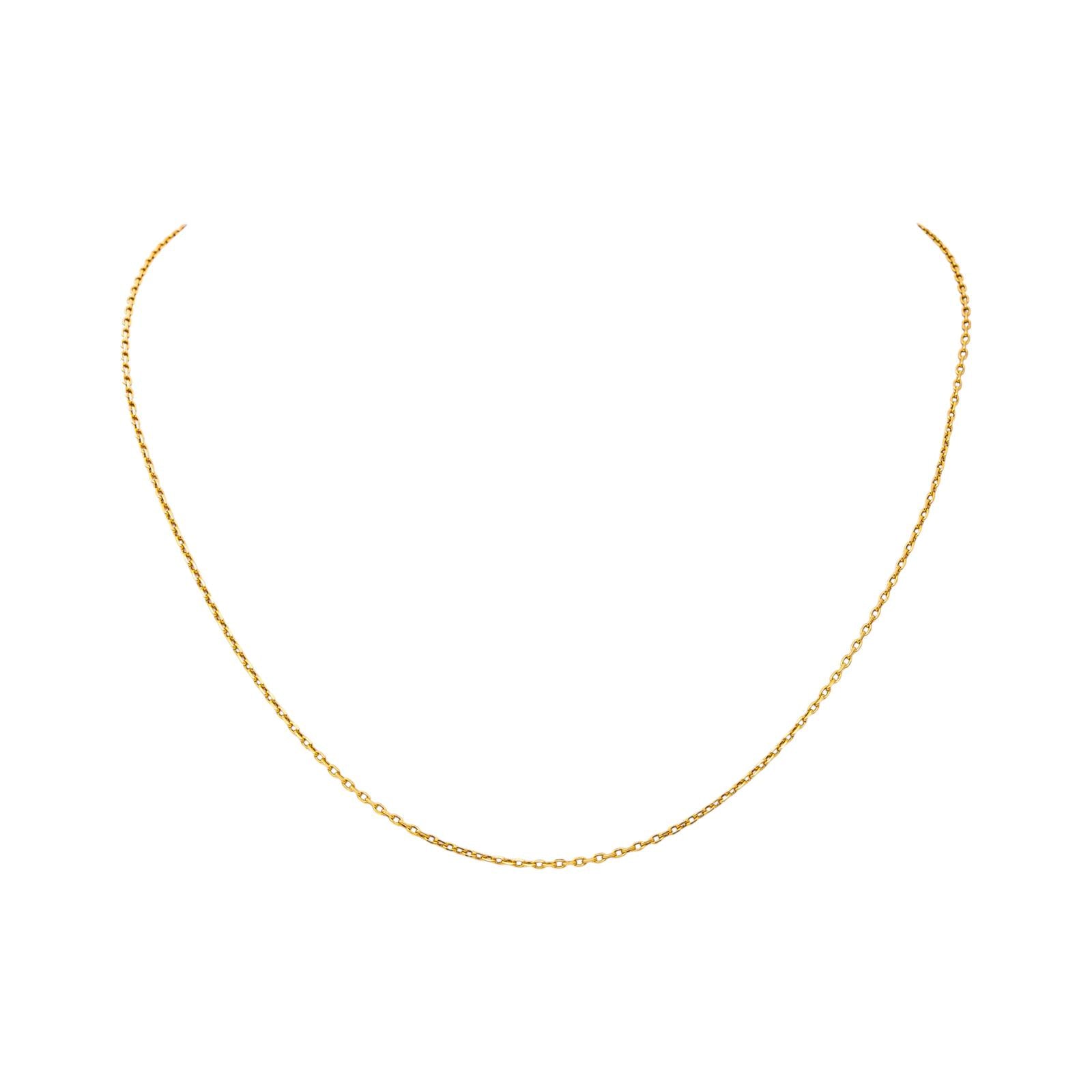 Necklace Forçat Link Yellow gold