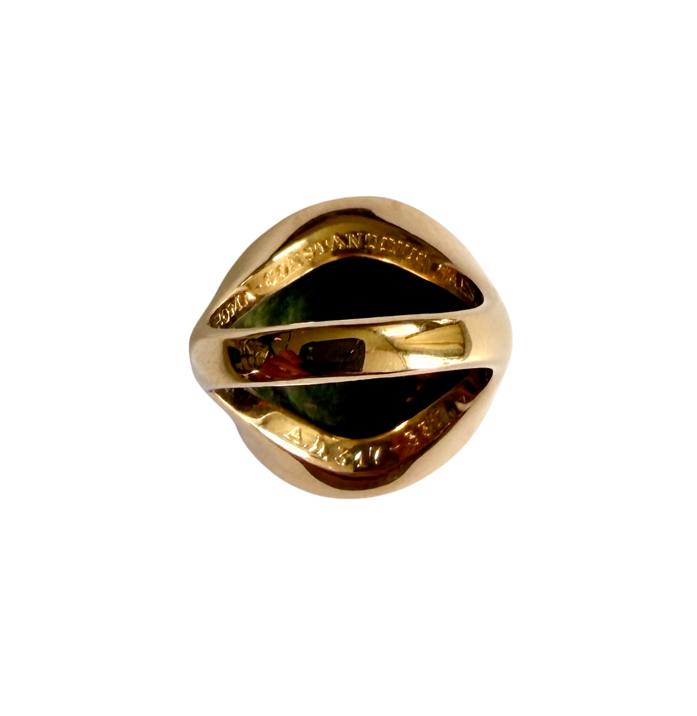 BULGARI "Monete" Signet ring in Rose gold and Bronze