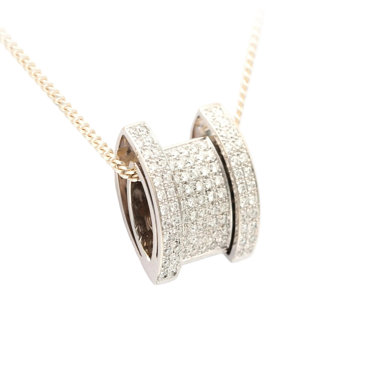 White Gold and Diamond Pendant