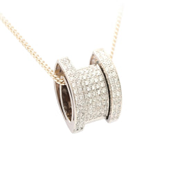White Gold and Diamond Pendant