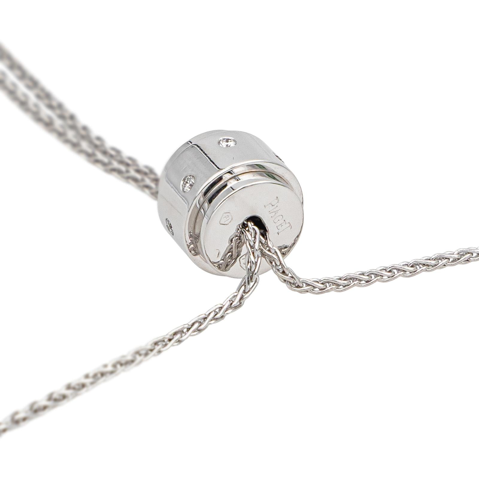 Piaget Collier  Négligé Possession Or blanc  Diamant 