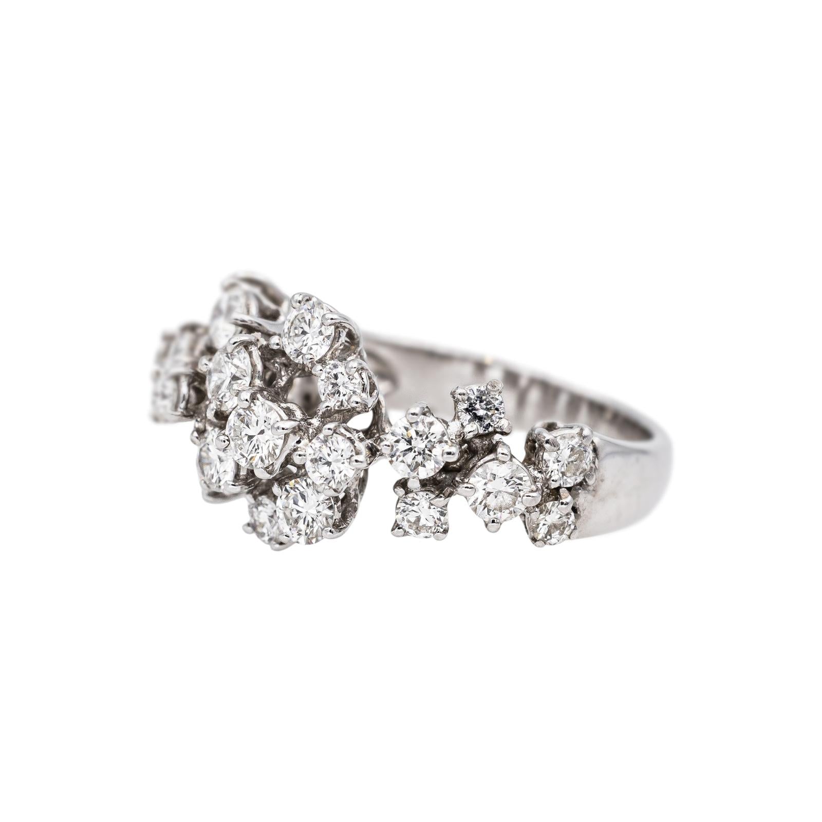 Fred Bague Blanche Or blanc Diamant