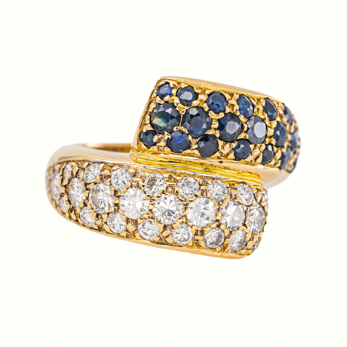 Yellow gold Sapphire Ring