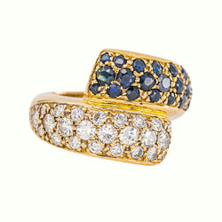 Yellow gold Sapphire Ring