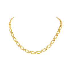 Collier Maille ovale Or jaune