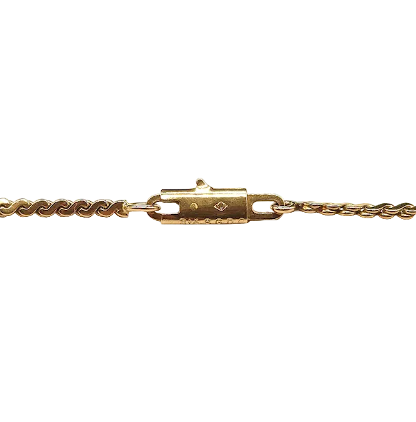 Yellow Gold and Diamond Pendant Necklace