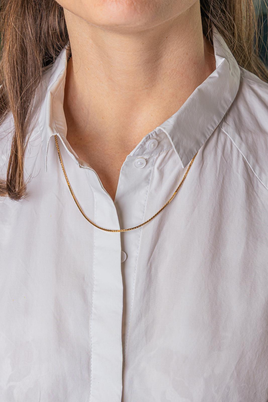 Yellow Gold Forçat Link Necklace