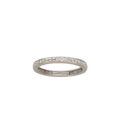 MAUBOUSSIN Wedding Band in White Gold and Diamonds