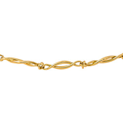 Yellow gold necklace