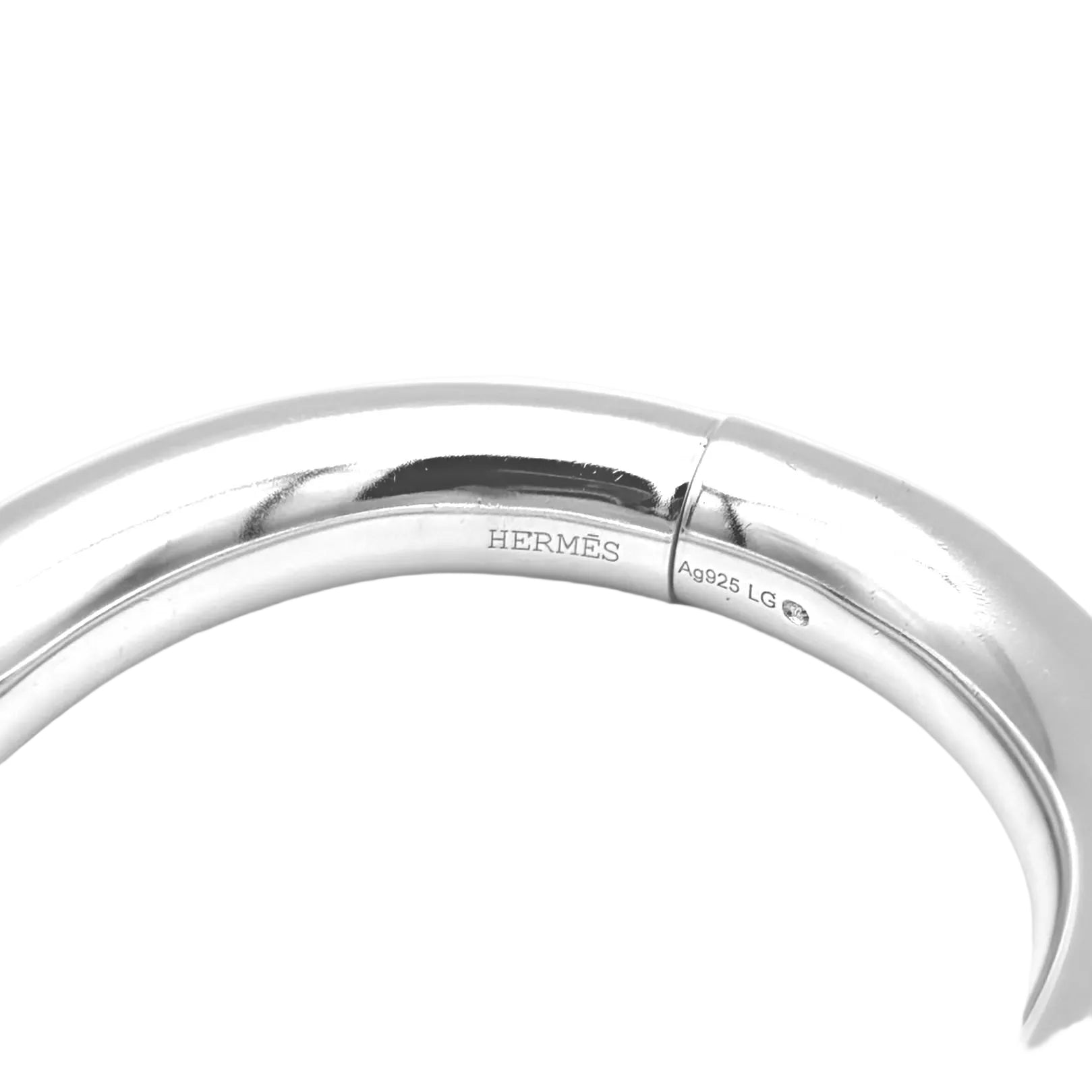 Bracelet Bangle HERMÈS "Lima" in Silver