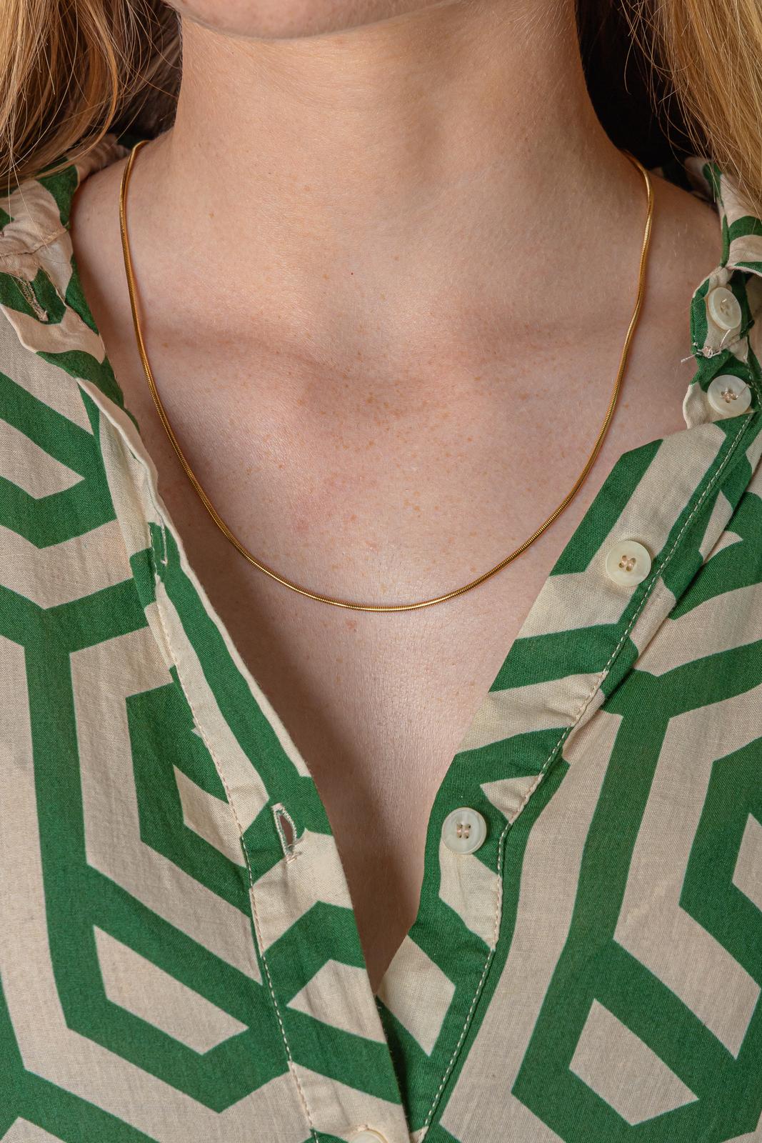 Collier Maille Serpent Or jaune