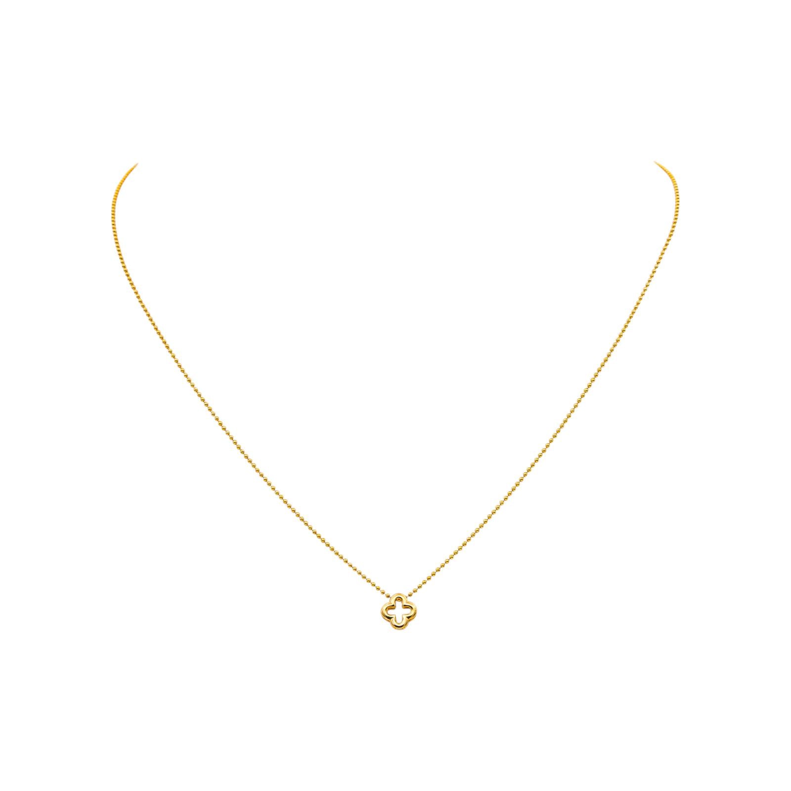 Collier Maille boule Or jaune