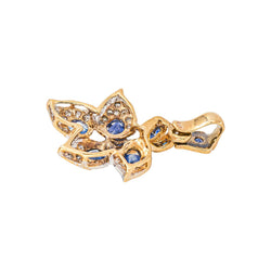 White gold Sapphire Pendant