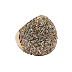 Rose Gold and Diamond Pave Ring