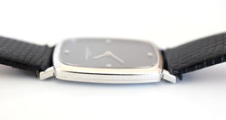 VACHERON CONSTANTIN watch in white gold, stainless steel, leather, Onyx, and Diamonds