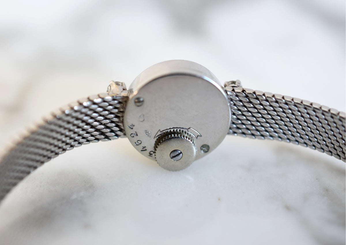 JAEGER-LECOULTRE Watch in White gold and Diamonds