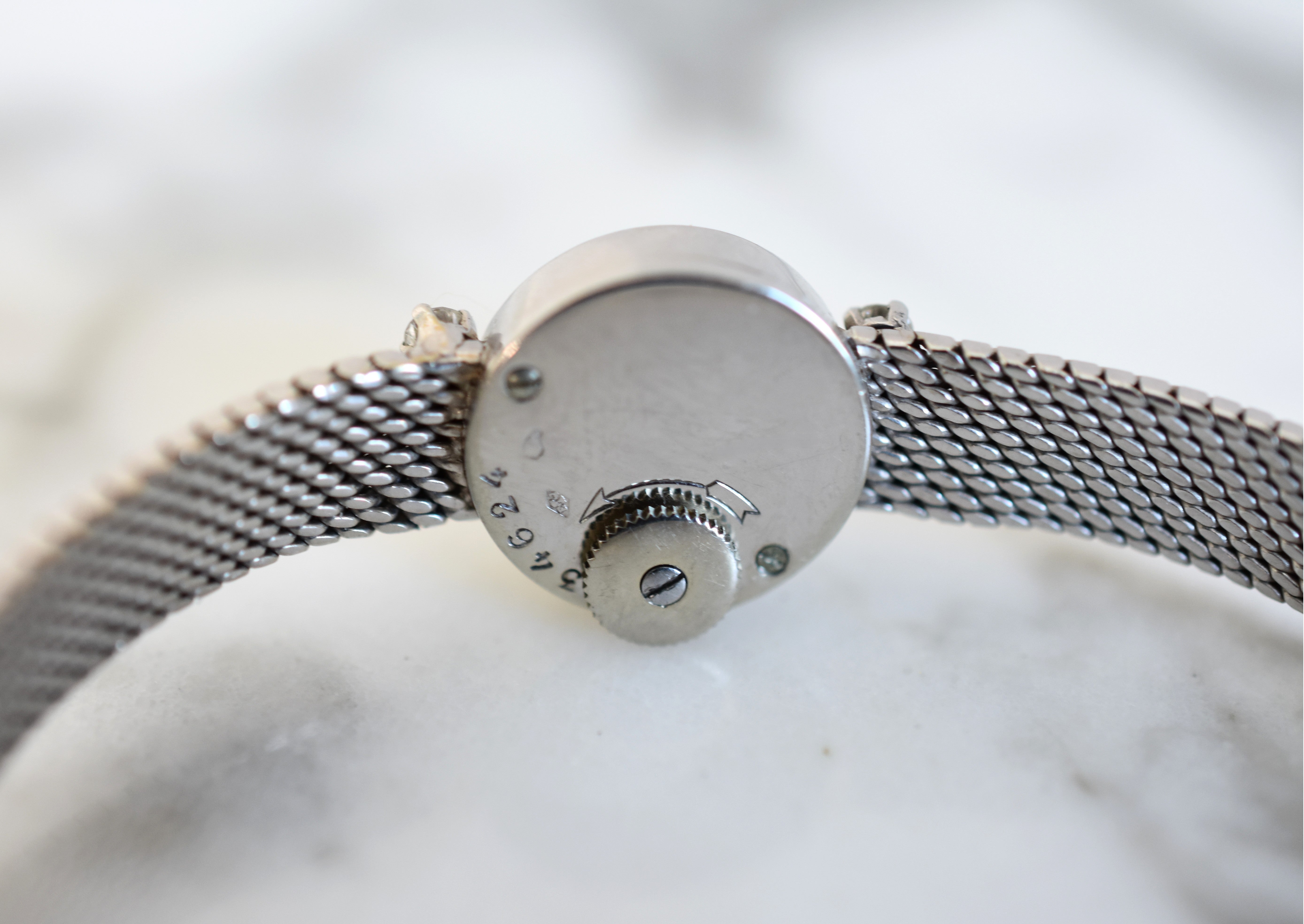 JAEGER-LECOULTRE Watch in White gold and Diamonds