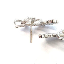 Platinum and Diamond Earrings