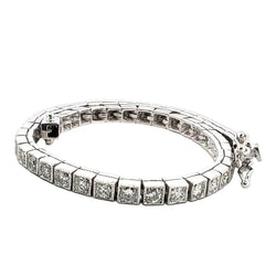 Platinum and Diamond "Ligne" Bracelet