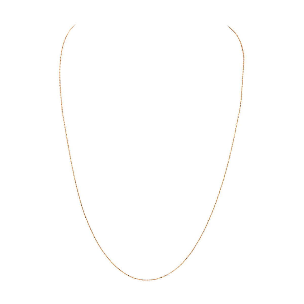 Ginette NY "Négligé" Necklace  Rose gold with Diamonds